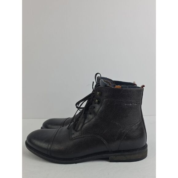 Ambitious Lace Up Leather Cap Toe Men\'s Ankle Boots Size EU 43. US 10 main image 8